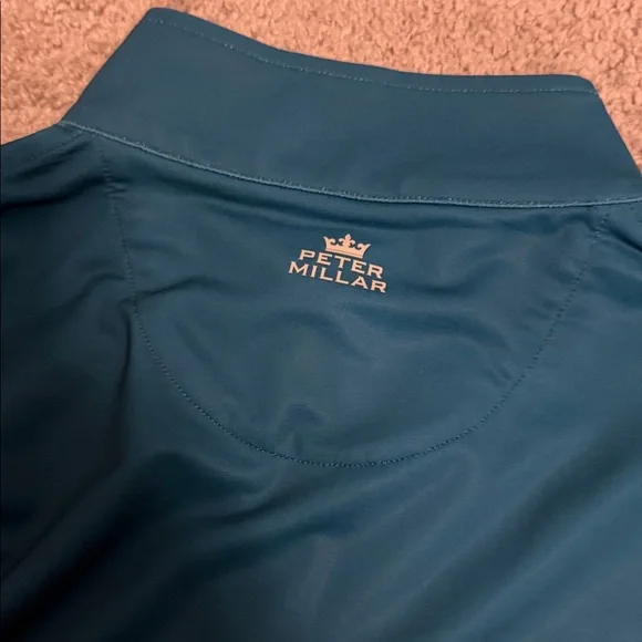 St. Andrews Scotland Swilcan Bridge Peter Millar Pullover Zip Shirt - M Unworn